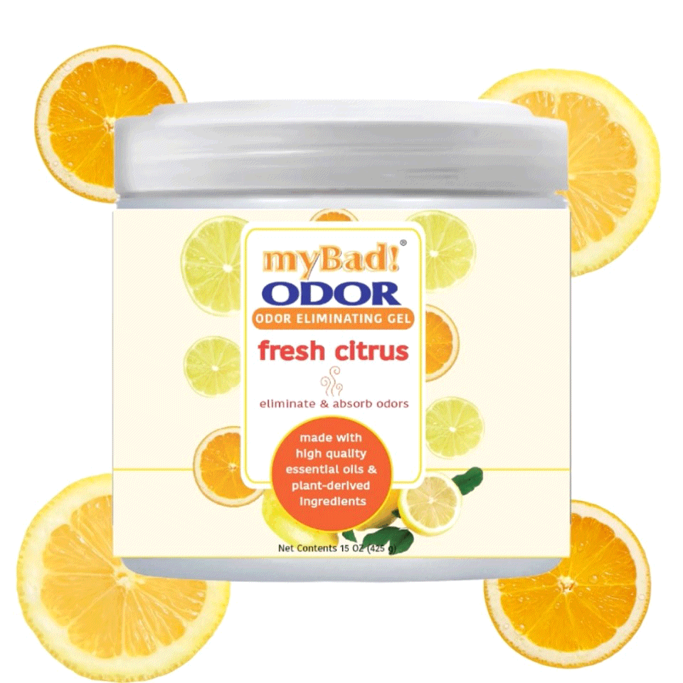 my Bad! Odor Eliminator Gel 15 oz - Fresh Citrus