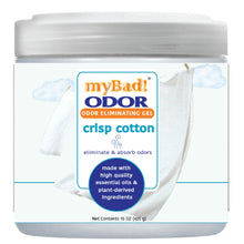 Load image into Gallery viewer, my Bad! Odor Eliminator Gel 15 oz - Crisp Cotton
