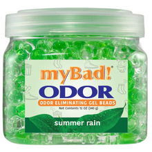 Load image into Gallery viewer, my Bad! Odor Eliminator Gel Beads 12 oz - Summer Rain
