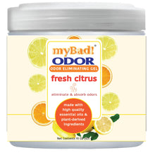 Load image into Gallery viewer, my Bad! Odor Eliminator Gel 15 oz - Fresh Citrus
