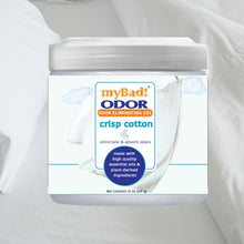 Load image into Gallery viewer, my Bad! Odor Eliminator Gel 15 oz - Crisp Cotton
