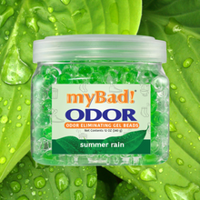 Load image into Gallery viewer, my Bad! Odor Eliminator Gel Beads 12 oz - Summer Rain
